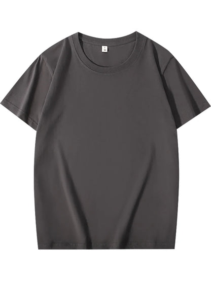 T-shirt personnalisé gratuit impression Logo Image vêtements de travail bricolage haut à manches courtes 100% coton entreprise broderie équipe Culture chemise
