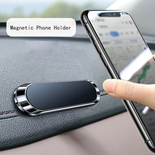 Support de téléphone magnétique pour voiture en forme de Mini bande Simple, accessoires de voiture 9x2.4MMN40, aimants magnétiques puissants, colle Nano-sans marquage