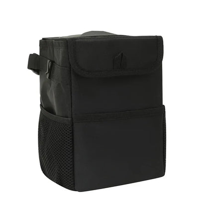 1 corbeille à déchets universelle pour voiture, poubelle suspendue avec poches de rangement, gardez votre voiture propre