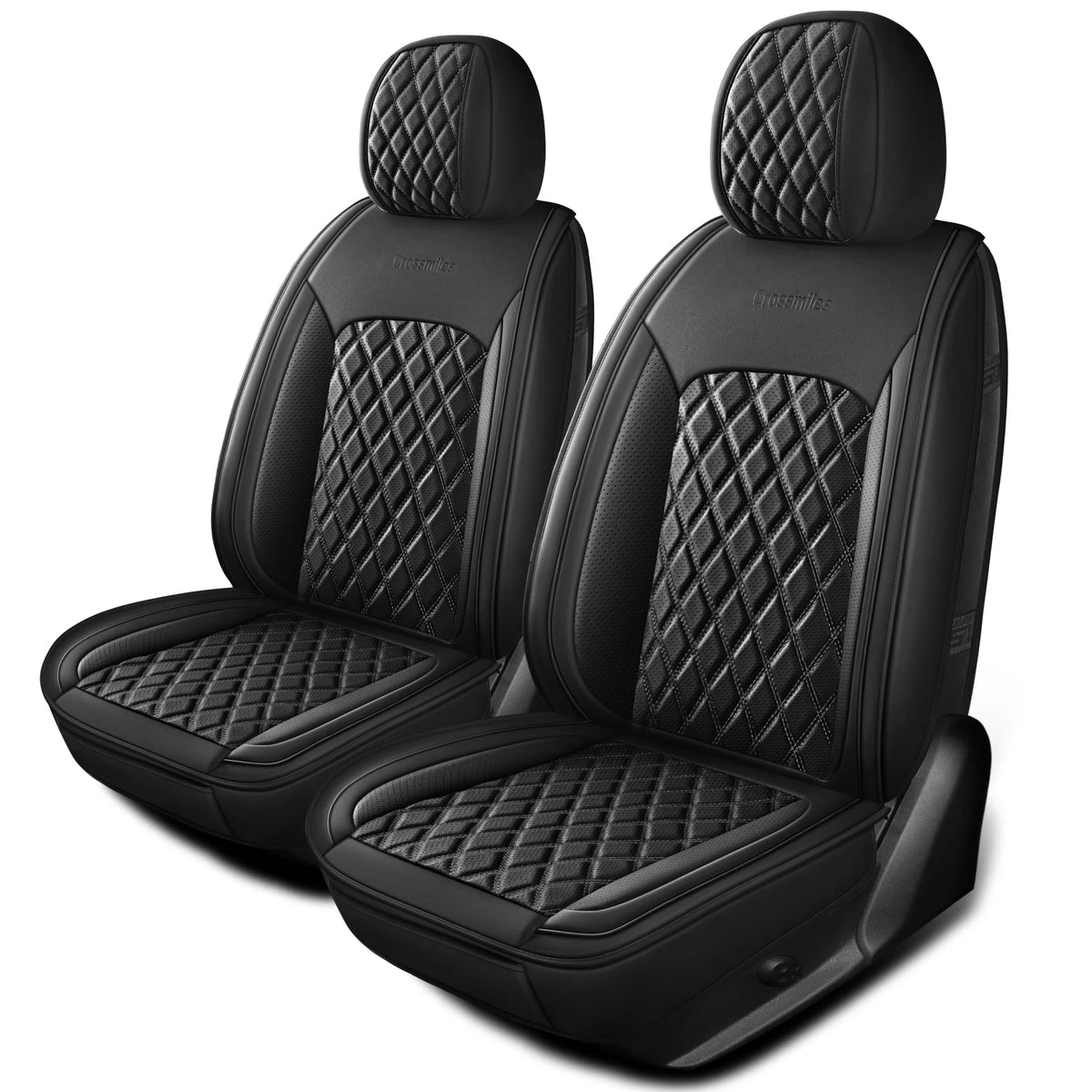 Housse de siège de voiture en cuir, 5 pièces, housse de protection imperméable pour siège automobile, ensembles complets, respirante, universelle, pour sièges complets