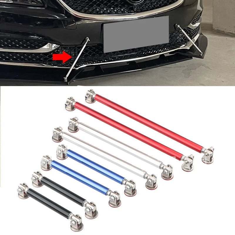 Kit universel de barre de Support de becquet de séparateur de lèvre de pare-chocs avant et arrière de voiture, tige décorative pour BMW E90 Golf 5 6 7 Passat B6 B8 Peugeot