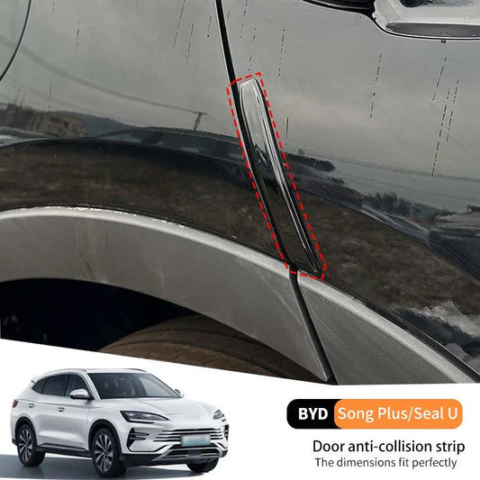 Bande Anti-collision pour porte de voiture ABS, autocollant de protection extérieur résistant aux rayures et à l'usure, pour Byd Song Plus Seal u Dmi 2020 – 2025, 4 pièces