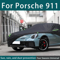 Juste de voiture complète pour Porsche 911, protection extérieure, couverture de refroidissement, pare-soleil, étanche, anti-poussière, accessoires de voiture
