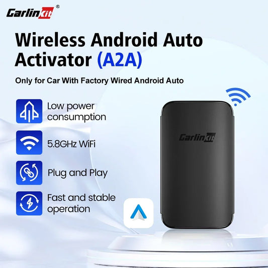 2026 CarlinKit Android Auto adaptateur sans fil Smart Ai Box Plug and Play Bluetooth WiFi connexion automatique pour les voitures automatiques Android filaires