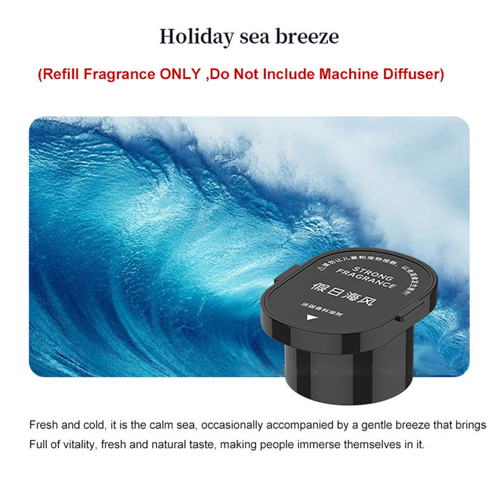 Désodorisant pour voiture, brume de mer et arôme de nuage, diffuseur d'atomisation intelligent, parfum naturel, machine de désodorisant à pulvérisation automatique, nouvelle collection 2025