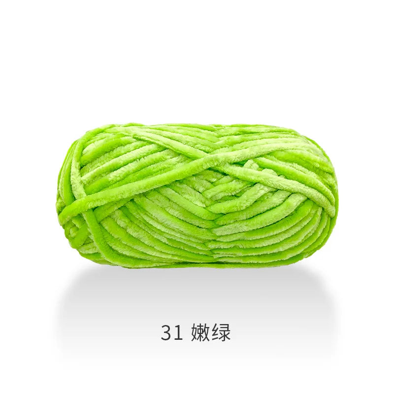 Fil à tricoter 100g, fil de glace douce, fil de coton tricoté à la main pour écharpe, Crochet de bricolage tricoté à la main