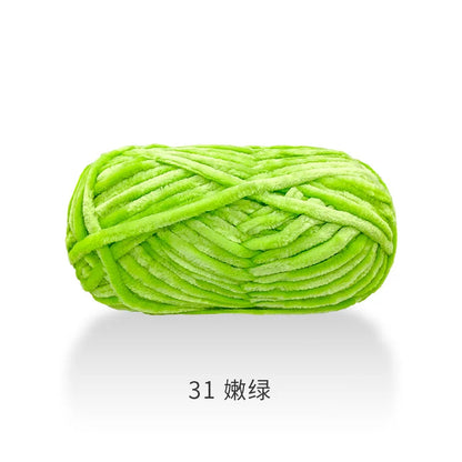 Fil à tricoter 100g, fil de glace douce, fil de coton tricoté à la main pour écharpe, Crochet de bricolage tricoté à la main