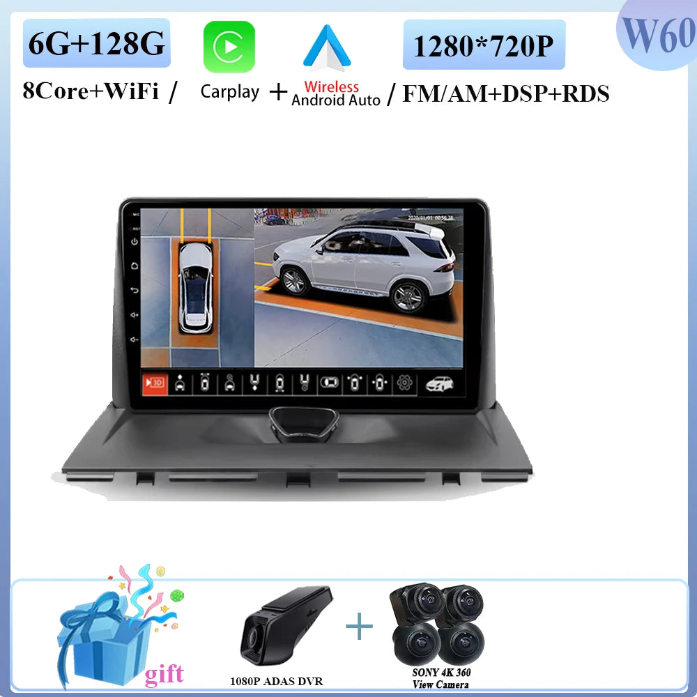 Pour Peugeot Expert 2 G9 2007 - 2017 autoradio lecteur vidéo multimédia GPS Navigation 5G wifi Android auto haute performance 2din