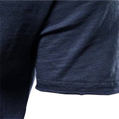 100% coton hommes T-shirt décontracté doux Fitness été mince T-shirts hommes vêtements de maison col rond à manches courtes solide T-shirt pour hommes