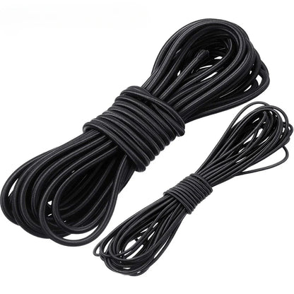 3/4/5/6/8MM noir fort cordon élastique élastique couture vêtements artisanat fournitures bande élastique élastiques corde bandes accessoires