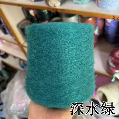 1 régiment de 500 grammes de laine Mohair ultra douce près du corps sans collant, foulards tricotés à la main, fil de pull