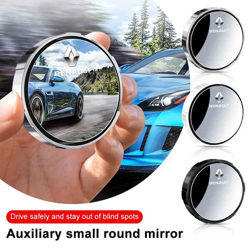 Rétroviseur auxiliaire réglable à 360 degrés pour voiture, 2 pièces, pour Renault Koleos Clio Laguna 2 Megane 2 3 Duster Logan
