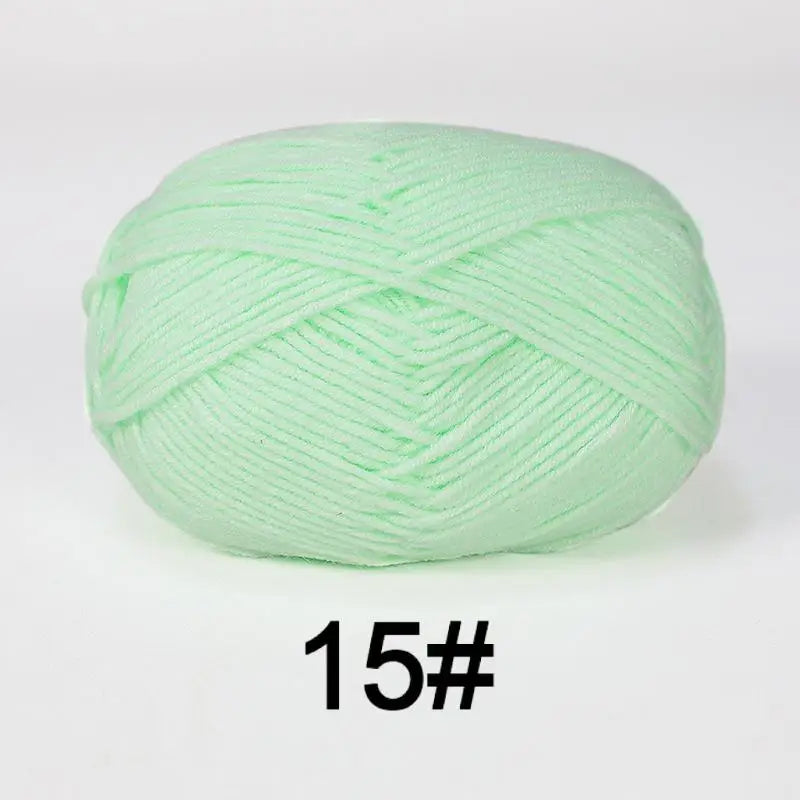 Nouveau 5 pièces couleurs mélangées fil lait coton fil combinaison Crochet tricot fil ensemble pour à la main bricolage artisanat pull écharpe tricot