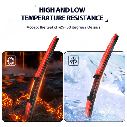 LNJING Balais d'essuie-glace rouges pour Xpeng G9 2022-Now