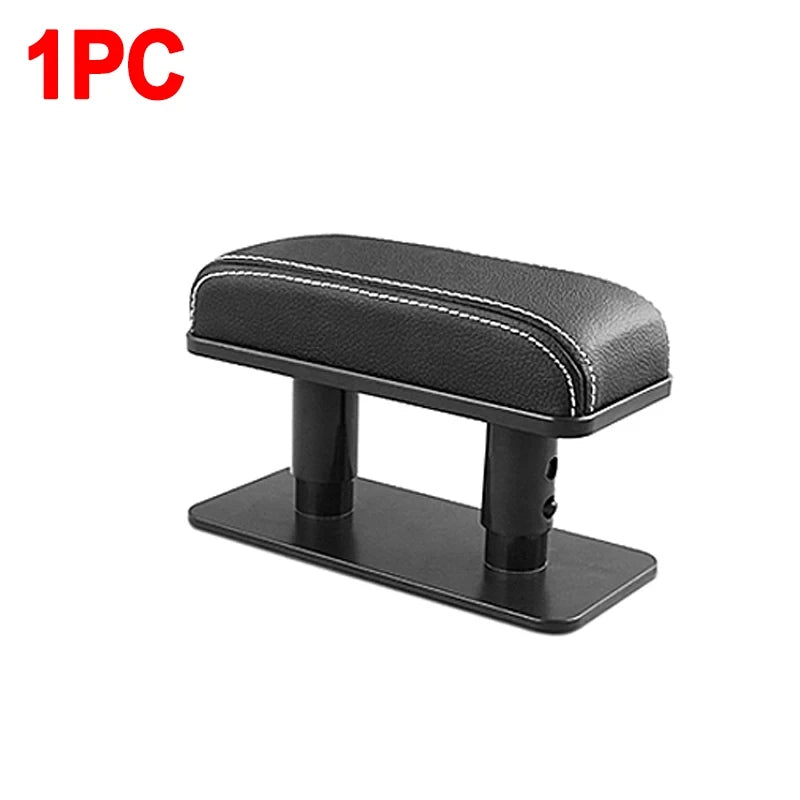 SEAMETAL – coussin d'accoudoir de porte de voiture, hauteur réglable, coussin de Support de coude, tapis de protection intérieur universels en cuir PU