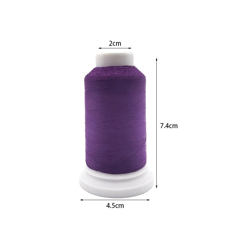Sanbest-Fil à broder mat, fils de machine en polyester, haute résistance, Brother Singer, Janome, Babylock, 1000m