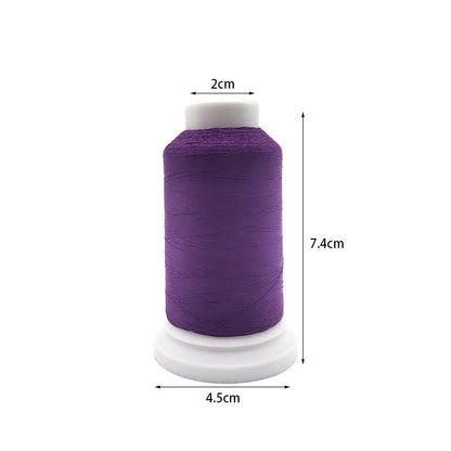 Sanbest-Fil à broder mat, fils de machine en polyester, haute résistance, Brother Singer, Janome, Babylock, 1000m