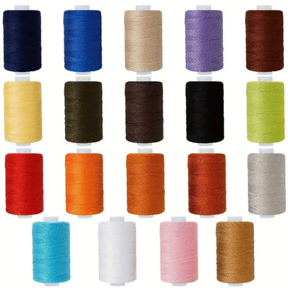 Ligne épaisse colorée en polyester à grande vitesse – couture chaussures, bagages, denim