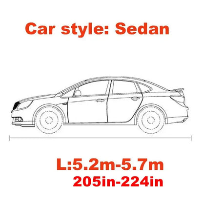 Housse de voiture extensible universelle, résistante au soleil, coupe-vent, anti-poussière, résistante aux rayures, Protection UV pour voiture de sport, berline, SUV, style de beauté