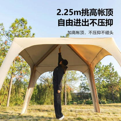 Tente dôme gonflable portable imperméable pour le camping en plein air Mountainhiker, grande capacité pour plusieurs personnes, auvent de parc, auvent de pique-nique