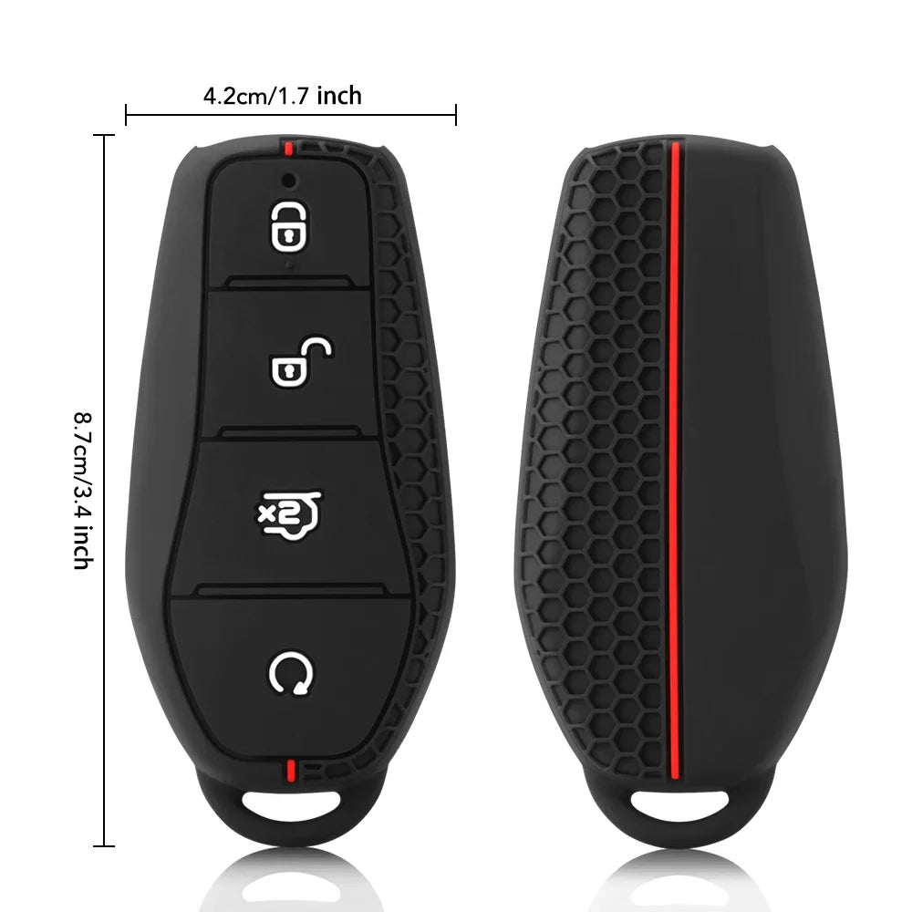 Étui porte-clés en Silicone pour BYD SEAL Atto 3 Han EV, dauphin levé Tang Dm Qin PLUS Song Pro MAX Yuan, accessoires