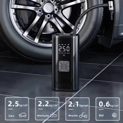 Pompe à Air sans fil, gonfleur de pneus électrique Portable pour voiture, vélo, moto, Mini compresseur d'air, injecteur d'air pour pneus