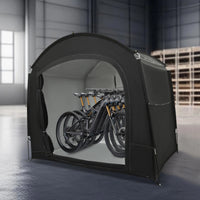 Abri de rangement de vélo pour 1-4 vélos, tente d'abri de vélo Portable et étanche 220x150x185cm, couverture de pare-soleil pliable en tissu Oxford 210D