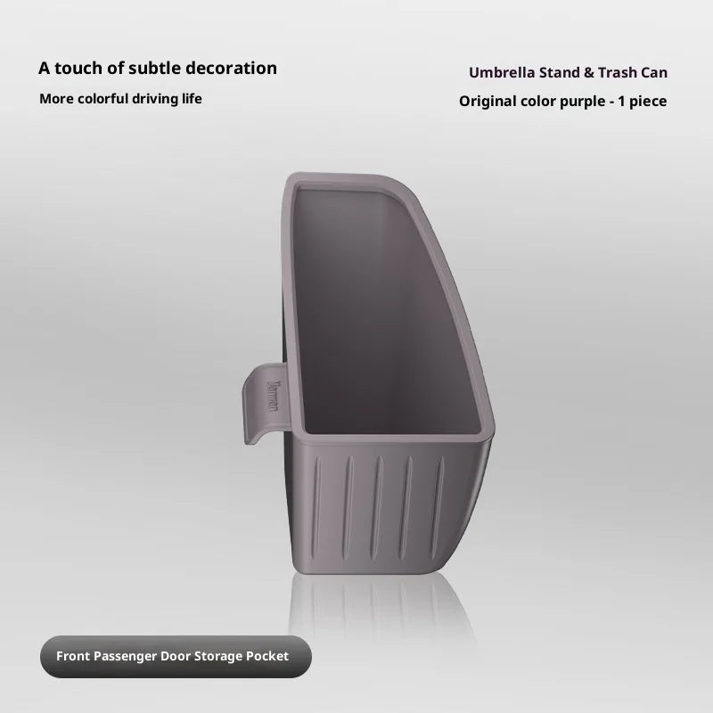 ZEEKR 7X poubelle de voiture, boîte de rangement de parapluie de porte de voiture, boîte de rangement étanche en Silicone, pièces de Modification d'accessoires de voiture
