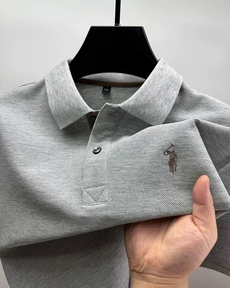 Marque haut de gamme 100% coton manches courtes polo shirt hommes été mode Designer nouveau poney broderie Casual t - shirt mode hommes