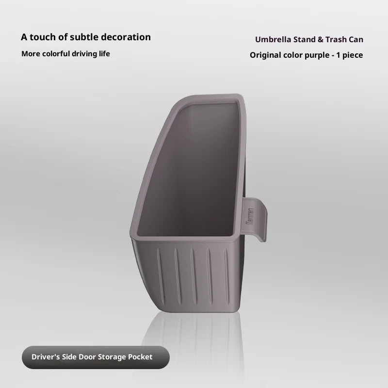 ZEEKR 7X poubelle de voiture, boîte de rangement de parapluie de porte de voiture, boîte de rangement étanche en Silicone, pièces de Modification d'accessoires de voiture
