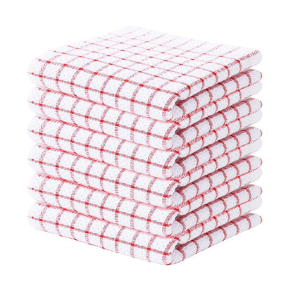 Homaxy 100% coton serviette de cuisine torchon doux Super absorbant chiffons de cuisine nettoyage à domicile serviette à récurer lavage de la vaisselle tissu
