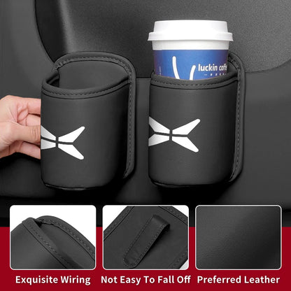 Boîte porte-gobelet de porte de voiture, boîte de rangement de tasse d'eau pour siège arrière de voiture, pour Xpeng P7 G3 G3i G9 P5 X2 N5 F30 H93 Beta 2019 2020 2021