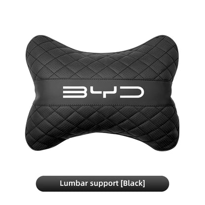 Oreiller de cou pour siège de voiture, appui-tête, coussin de soutien de la taille lombaire pour BYD Atto 3 Yuan Plus Han Tang EV F3 E6 Dmi Song F0 Qin Pro G3 Ea1