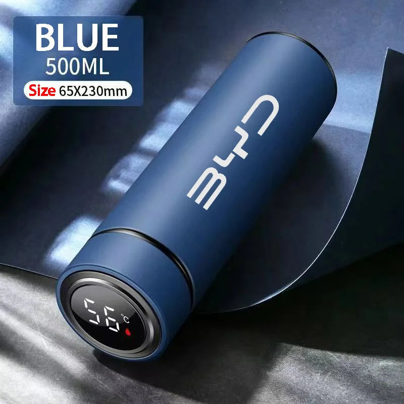 Bouteille Thermos divisée en acier inoxydable de 500ML, pour BYD Atto 3 EV Yuan Plus Song Plus Dmi Dolphin Seal Tang Han Qin F3 E6 Act