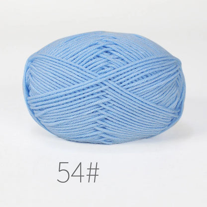 Nouveau 5 pièces couleurs mélangées fil lait coton fil combinaison Crochet tricot fil ensemble pour à la main bricolage artisanat pull écharpe tricot