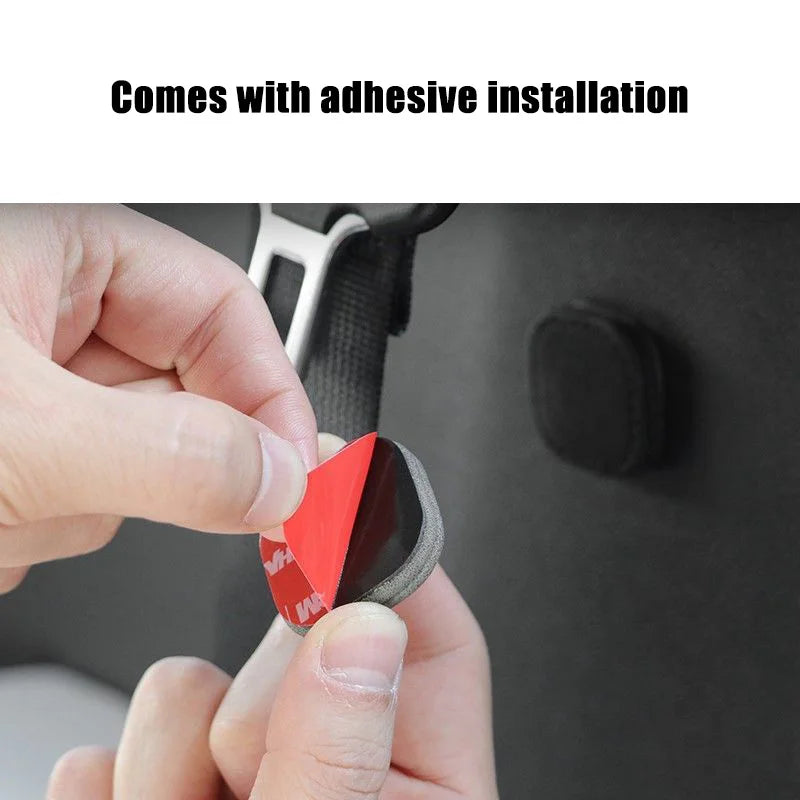 Support magnétique de ceinture de sécurité de voiture, 2 pièces, Clip de fixation, bouchon limiteur de ceinture de sécurité en cuir Pu pour Clip de ceinture de sécurité, empêche les chutes