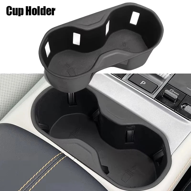 Boîte de rangement d'accoudoir, support de verre pour BYD Seal U Sealion 6 Song Plus Champion Edition 2023 2024 2025, accessoires d'intérieur de voiture