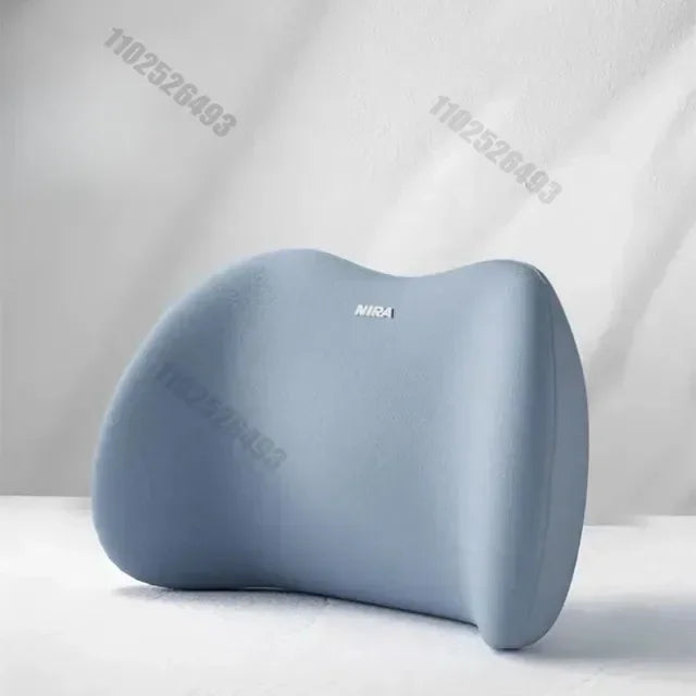 Oreiller de soutien lombaire, oreiller lombaire ergonomique pour siège de voiture, chaise de bureau, fauteuil inclinable, coussin de soutien du dos en mousse à mémoire de forme