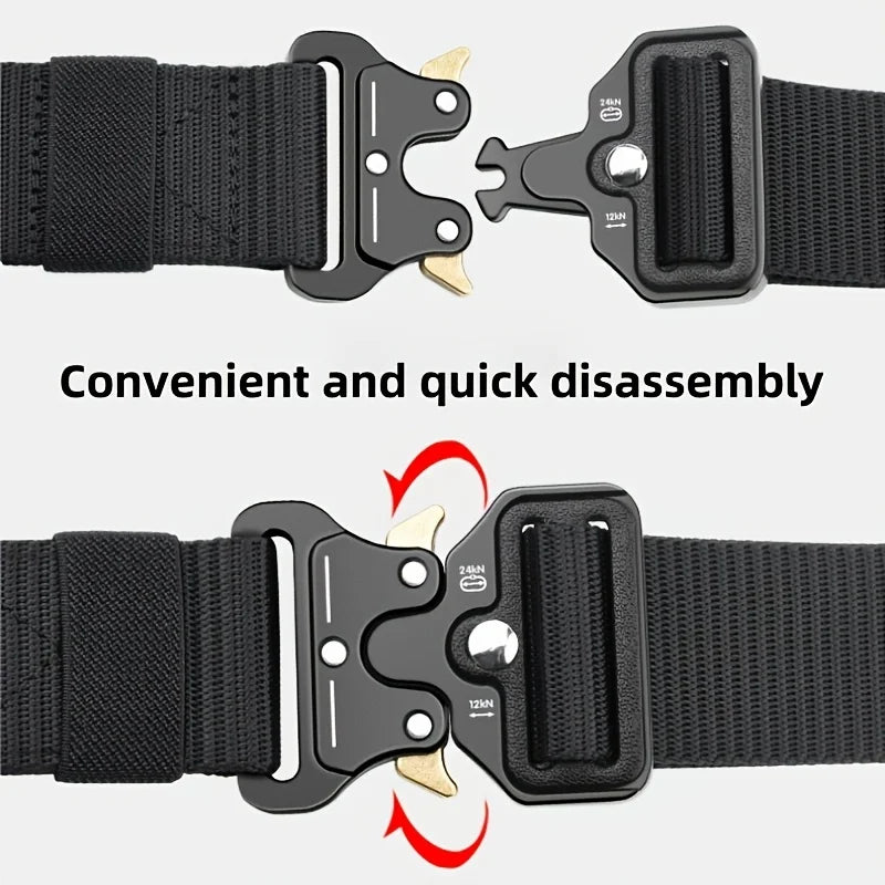 Ensemble de 2 ceintures pour hommes, nouvelle collection, ceinture décontractée à boucle à dégagement rapide, idéale pour les cadeaux de remise de diplôme, les cadeaux d'anniversaire, les cadeaux de la fête des pères