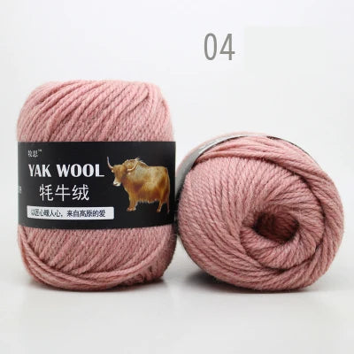 Fil épais de laine de cachemire Yak pour tricoter, écharpe de pull au Crochet, fil de laine mélangée mérinos tricoté de haute qualité