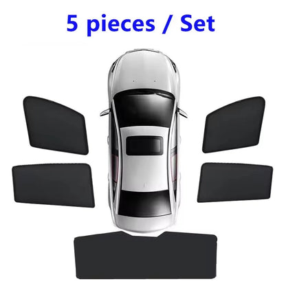 Visière de voiture en maille pour Geely Lynk & Co 02 MK2 Z20 E335 2024 ~ 2026, pare-soleil magnétique en maille, rideaux, accessoires automobiles
