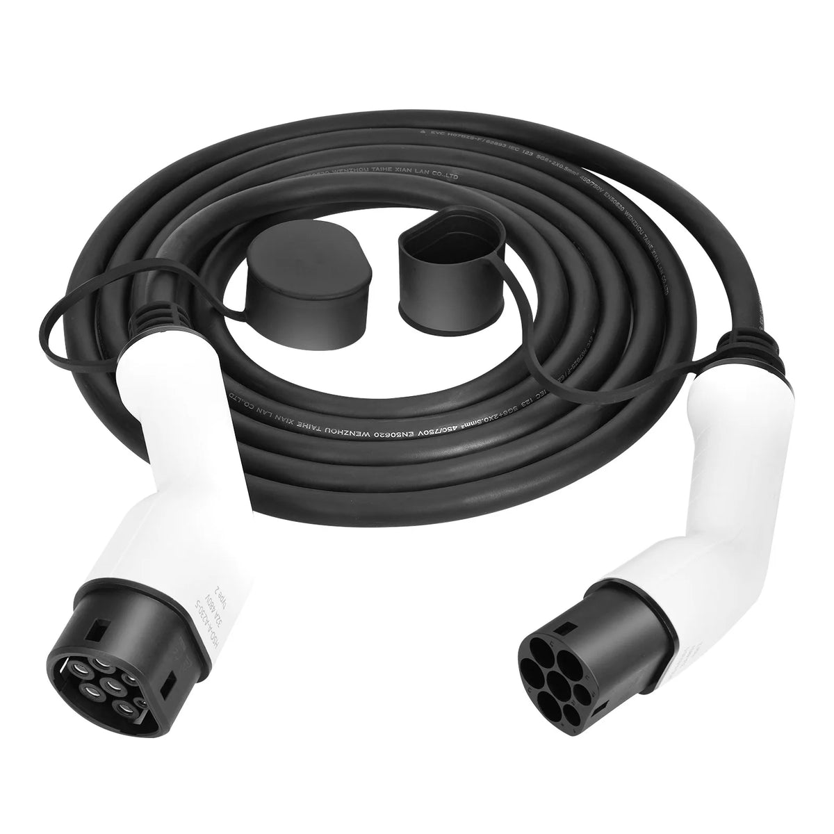 Teschev 16A/32A EV chargeur de voiture câble de chargement 1 Phase/3 Phase EVSE véhicule électrique Type 2 femelle à mâle IEC 62196 prise 3M