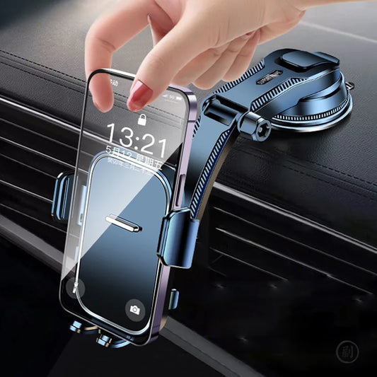 Support de téléphone universel pour tableau de bord de voiture, support de téléphone portable pour Navigation GPS, support universel suspendu pour pare-brise de bureau