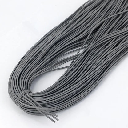 Bande élastique 1.0/ 1.2/ 1.5/ 2.0/ 2.5mm, fil élastique, perles faites à la main pour la fabrication de bijoux, accessoires de couture, bricolage