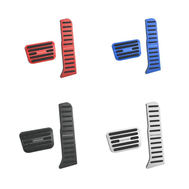 Pour BYD Seal U Song Plus DM-i EV 2023-2024 pédales de frein d'accélérateur de voiture en alliage d'aluminium anti-dérapant voiture pédale de carburant couvre pièces