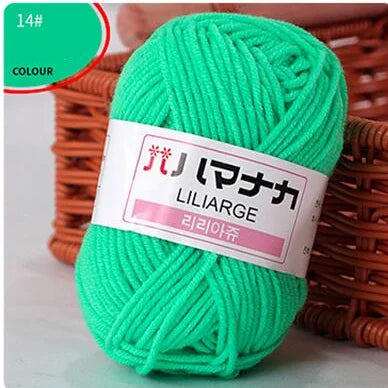 Fil de laine à tricoter en coton doux et doux pour bébé, fil de velours en fibres épaisses, fil de laine à tricoter à la main pour pull de bricolage