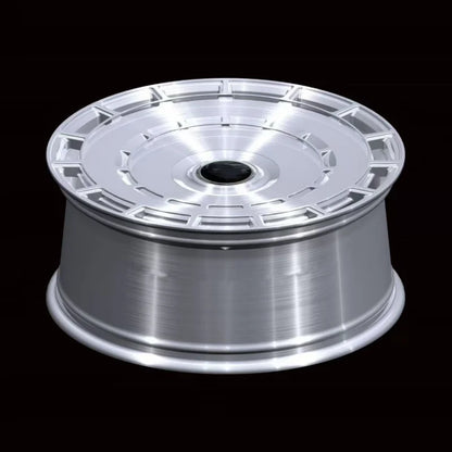 Jantes en alliage forgé R22 22 pouces 5X108 Forgiato pour SUV, argent brossé, pour Lynk&Co 900 Audi Q7 Lexus Lx600 Gmc Mecsedes G63