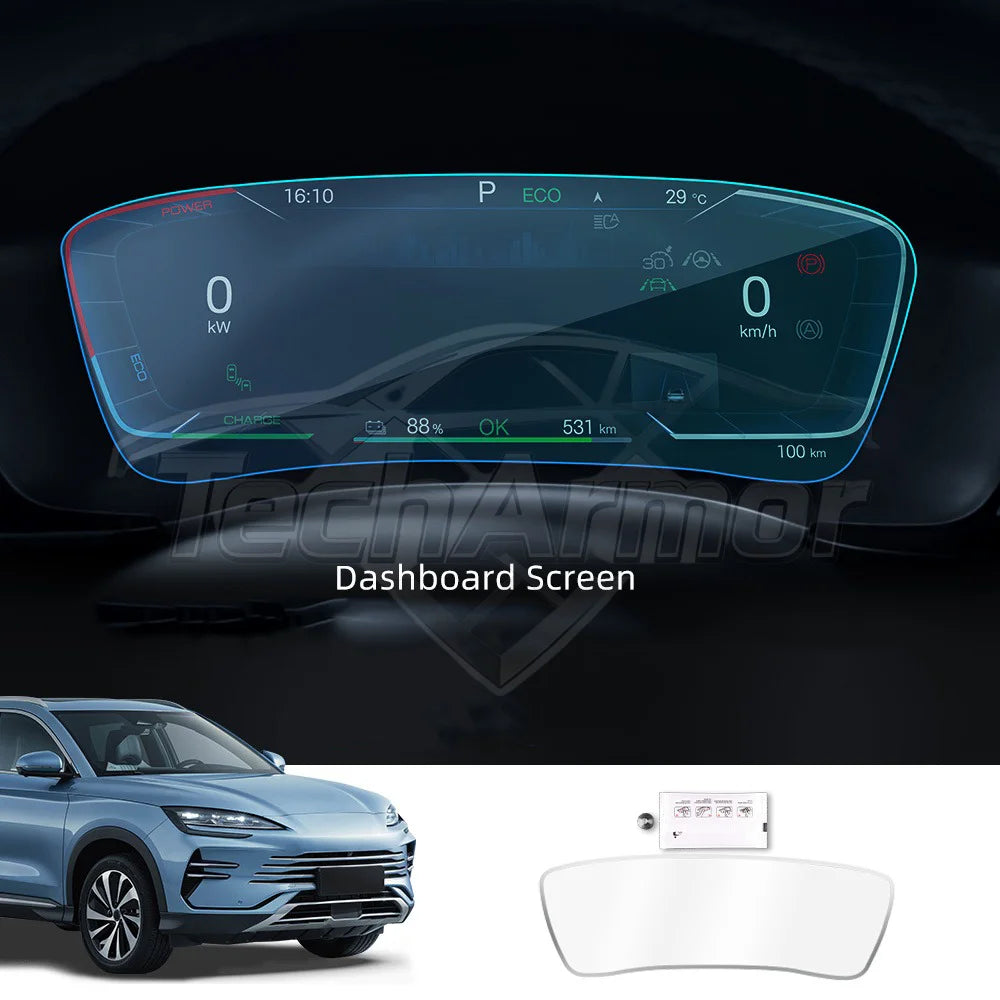 Film de protection en verre trempé pour voiture BYD Seal U/Sealion 6/Song Plus 2021 – 25, protecteur d'écran pour tableau de bord de Navigation GPS
