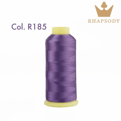 Rhapsody 120D2 5000 متر 40WT خيط بوليستر للتطريز لماكينة Brother Singer Janome Babylock للتطريز المنزلي 200 لون