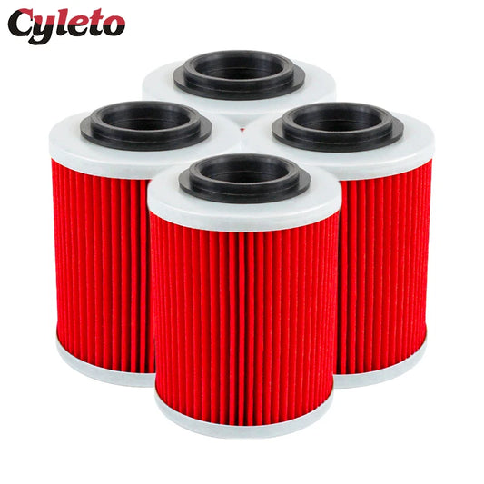 Cyleto Filtre à huile pour moto pour CF Moto 400 450 Zforce 500 550 600 625 Uforce 800 950 Cforce 1000 X8 U8 Z8 0800-011300-0004